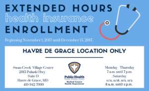 Extended Health Insurance enrollment period 2017