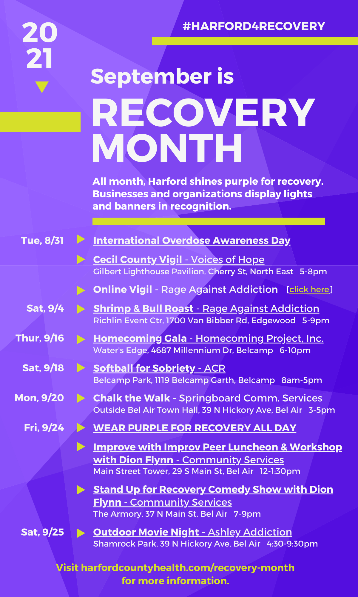 » Recovery Month
